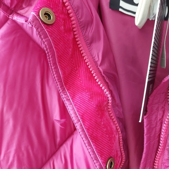 Oofwear The Shapes' Lab Fuchsia Pink Puffer Jacket Women's Size 14 BNWT - Picture 10 of 16